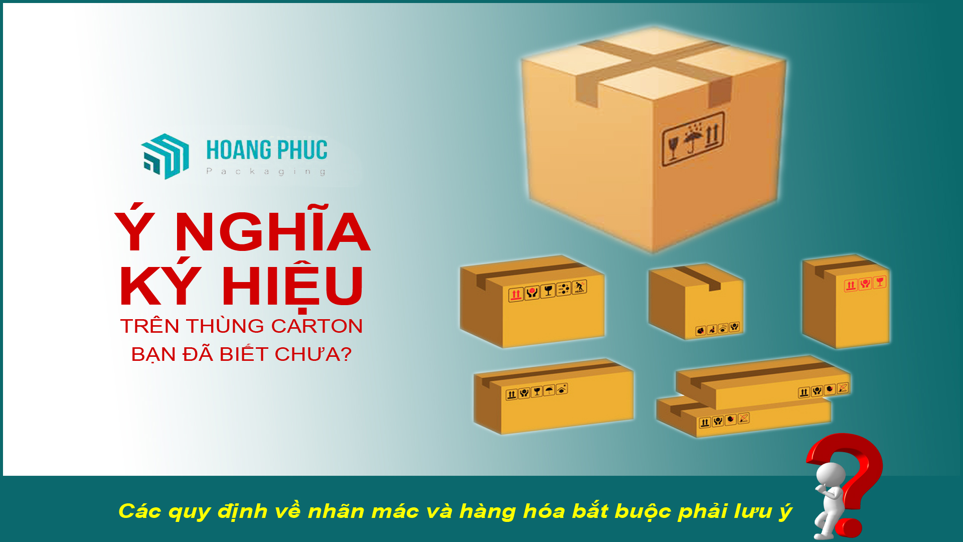 Các ký hiệu in trên thùng carton