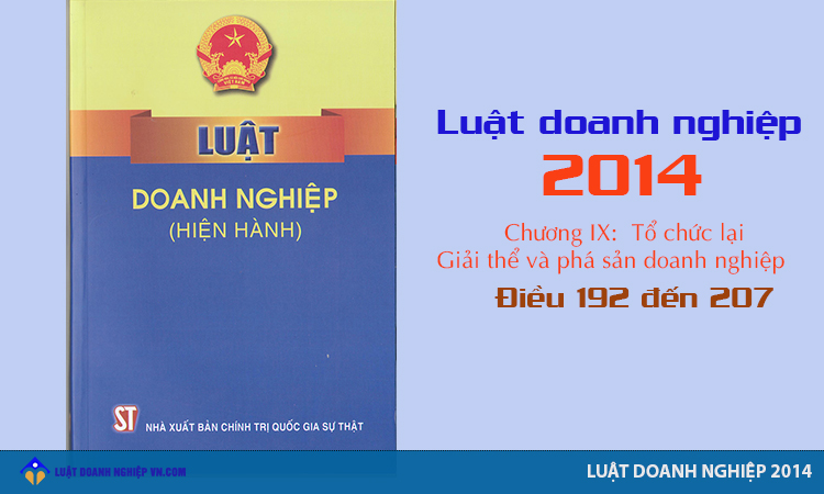 Chương 9 Tổ chức lại, giải thể và phá sản doanh nghiệp