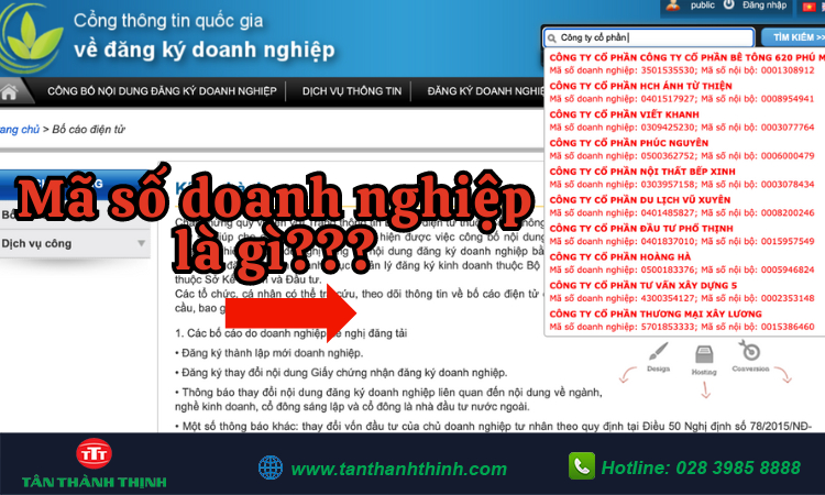 Mã số doanh nghiệp