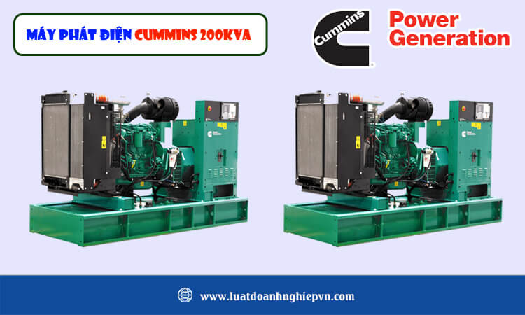 Máy phát điện Cummins 200kva 
