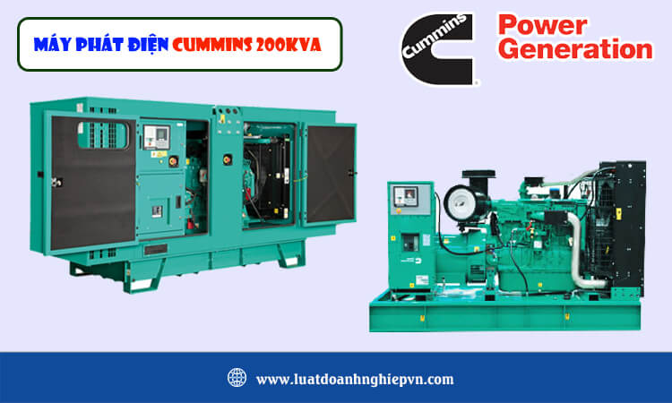 Máy phát điện Cummins 200kva 