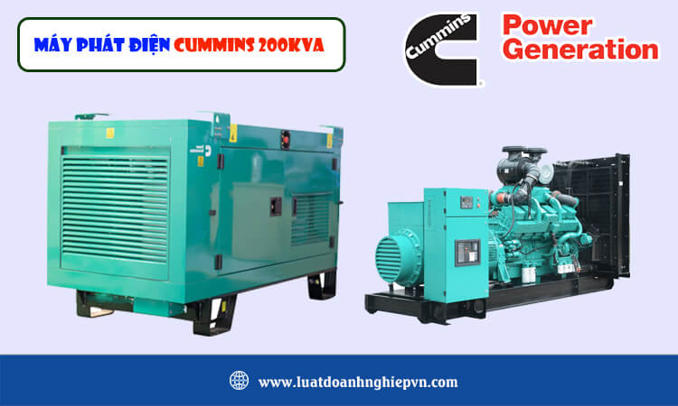 Máy phát điện Cummins 200kva 