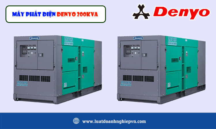Máy phát điện Denyo 200kva 